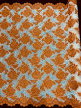 Load image into Gallery viewer, Guipure Lace on Velvet
