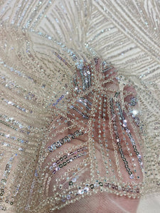 Art Deco Beaded Lace