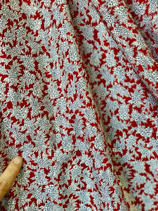 Floral 100% Silk Crepe de Chine