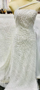 Starburst Bridal Lace with Pearls