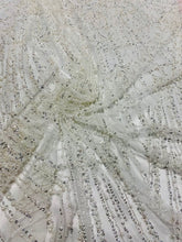 Load image into Gallery viewer, Starburst Bridal Lace with Pearls
