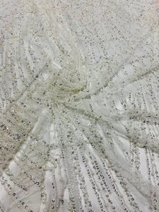 Starburst Bridal Lace with Pearls