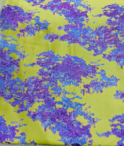 Abstract Metallic Brocade