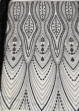 Load image into Gallery viewer, Beaded Lace with Rhinestones
