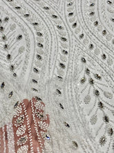 Load image into Gallery viewer, Beaded Lace with Rhinestones
