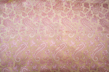 Load image into Gallery viewer, Mauvelous Pink Paisley On Harvest Gold
