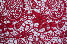 Load image into Gallery viewer, Deep Red Lace Paisley
