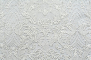 off white border bridal lace
