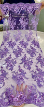 Load image into Gallery viewer, Beaded Blossom Flowers on Tulle

